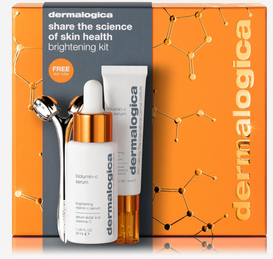Dermalogica Brightening Kit (2 full-size + free skin roller)