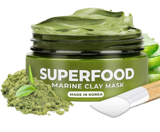 PLANTIFIQUE Clay Mask with Avocado & Superfoods - Korean Face Masks
