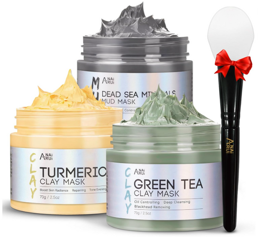 Spa Facial Mask Set- Dead Sea Minerals Mud Mask